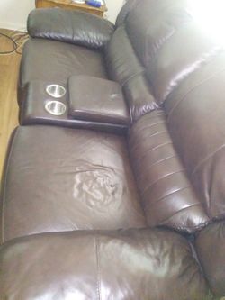 Leather usb port on borh