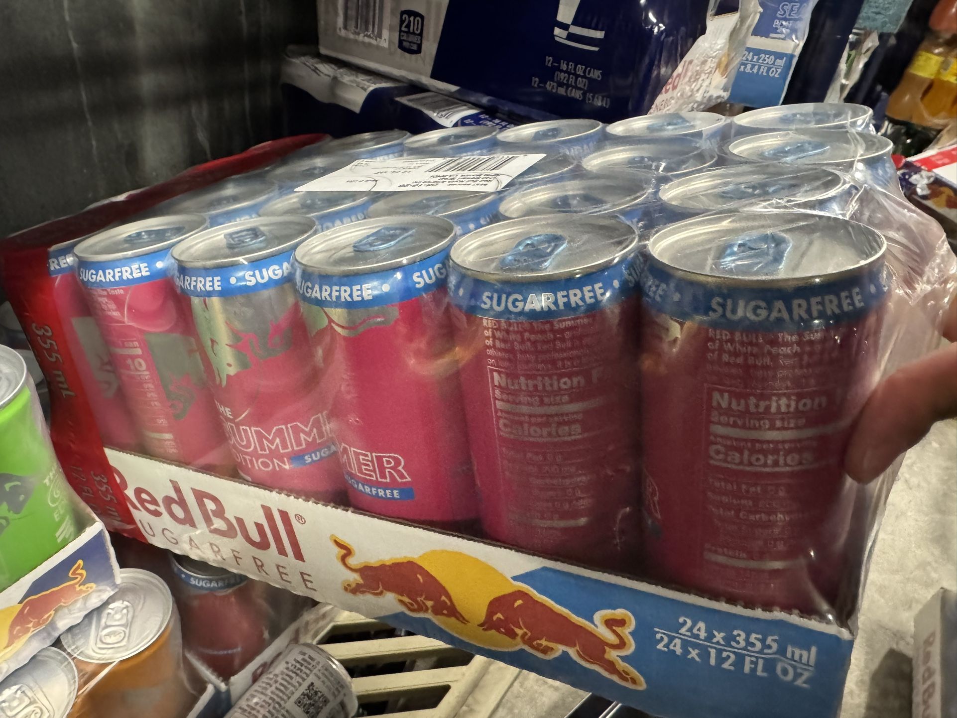 Summer Edition Red Bull Sugar Free Peach