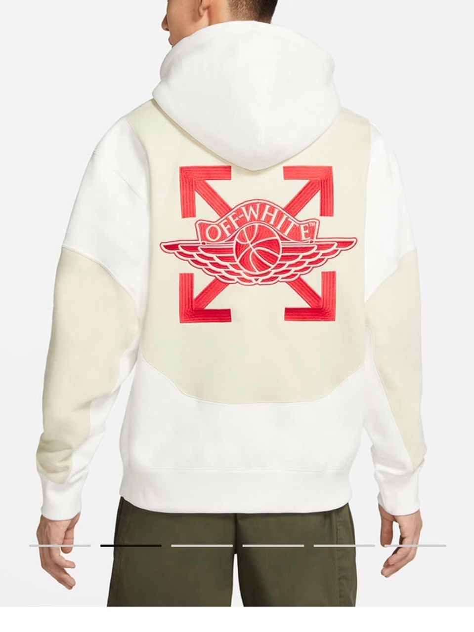 Off white Jordan Hoodie Size medium