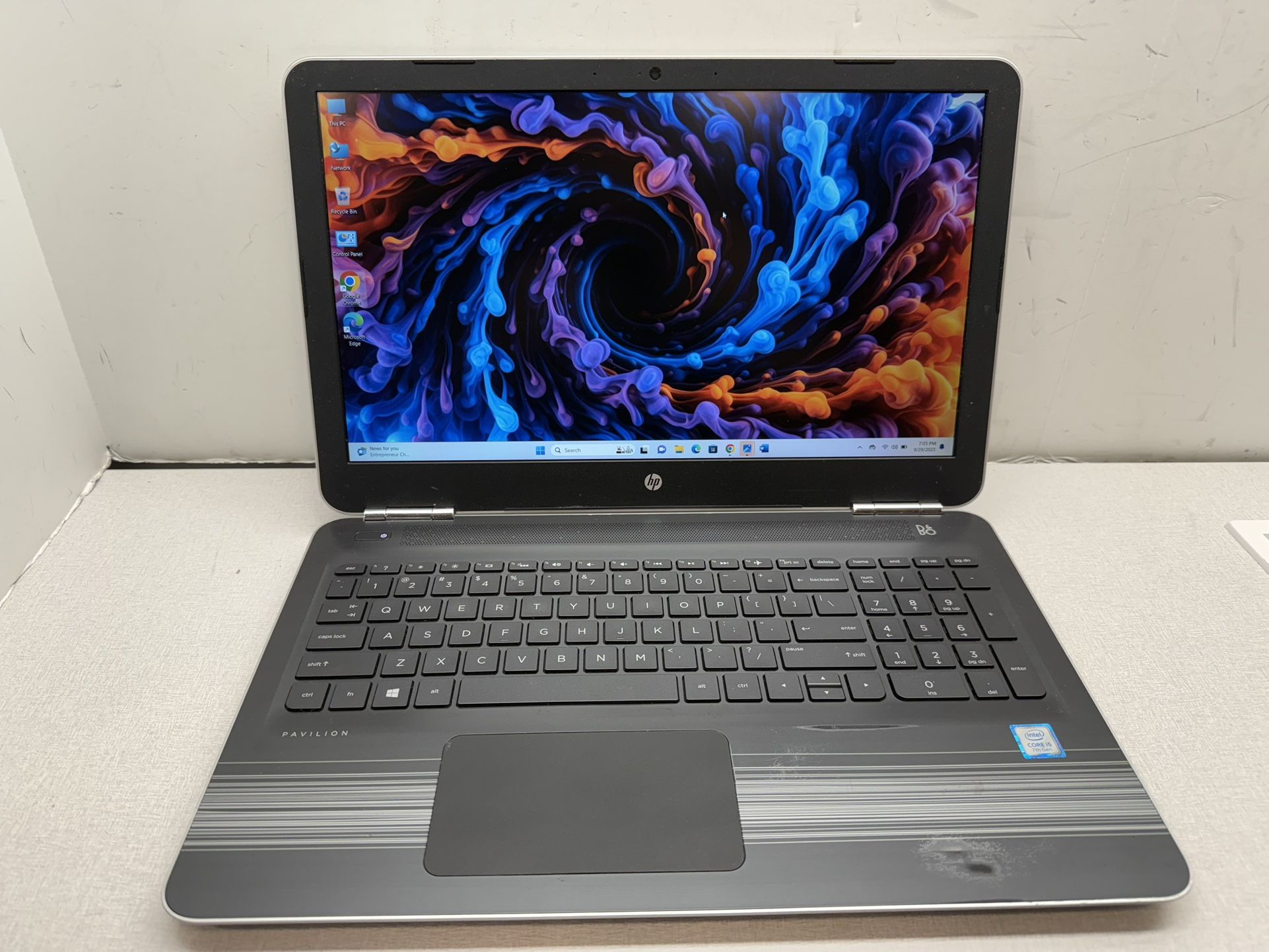 HP Pavilion Notebook Intel Core i5, 2.70 GHz, 8 GB RAM 250 GB SSD Wireless WiFi Webcam HDMI Bluetooth DVDRW SD Card Reader Windows 11, Office 2021