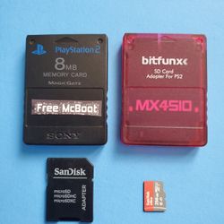 Playstation 2 FreeMcboot and games bundle 
