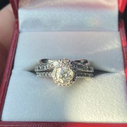 Engagement Ring And Band