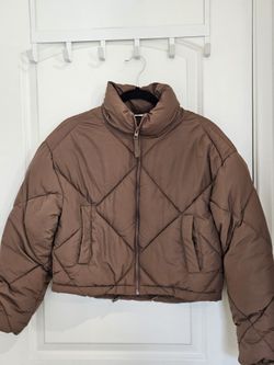 Womens Brown Puffer 