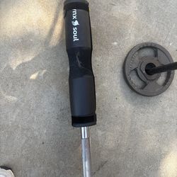 85 Pounds With Olympic Weight Bar And Clamps