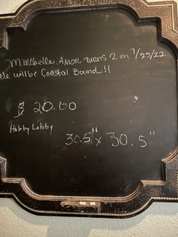 Chalkboard - Hobby Lobby Decor