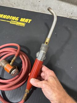 TurboTorch Air-Acetylene Torch Kit for B-Tank | Quick-Release Regulator, G-4 Handle & Hose