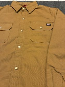 Dickies Flanel Lined Canvas Shirt Jacket 