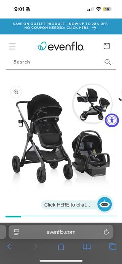 Evenflo Pivot Xpand Stroller Suite