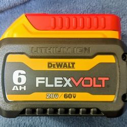 Dewalt FLEXVOLT 20V/60V MAX Lithium-Ion 6.0Ah Battery Pack  DCB606