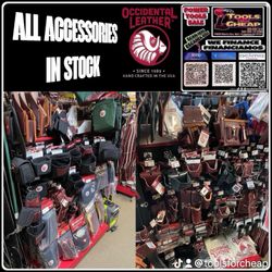 Occidental leather accessories. 