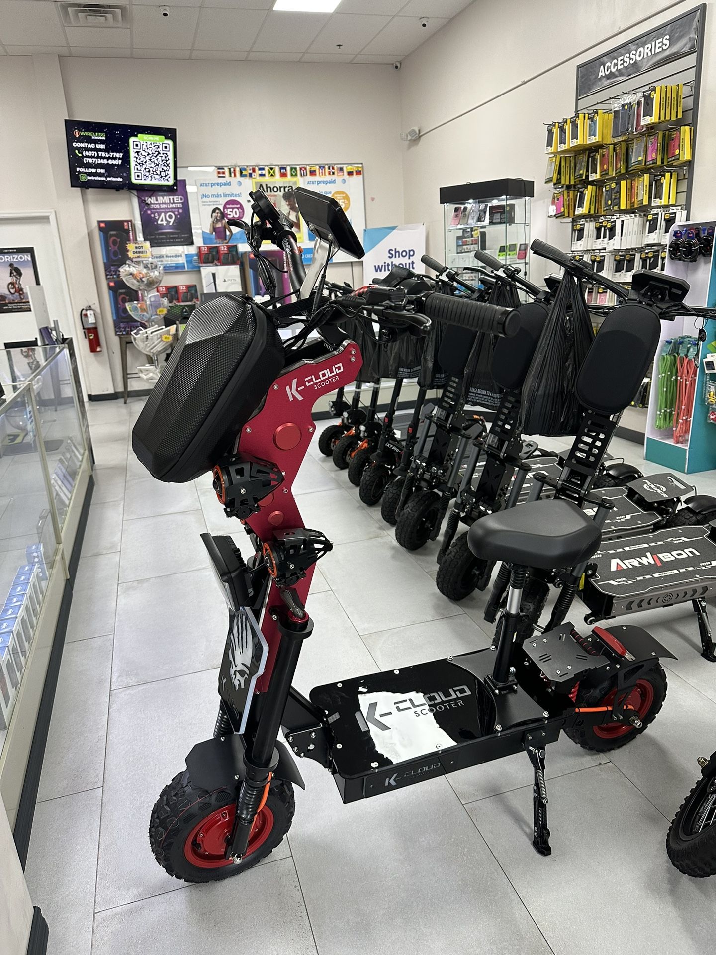 K Cloud K14 Electric Scooter 80MPH! Finance For $50 Down Payment!!
