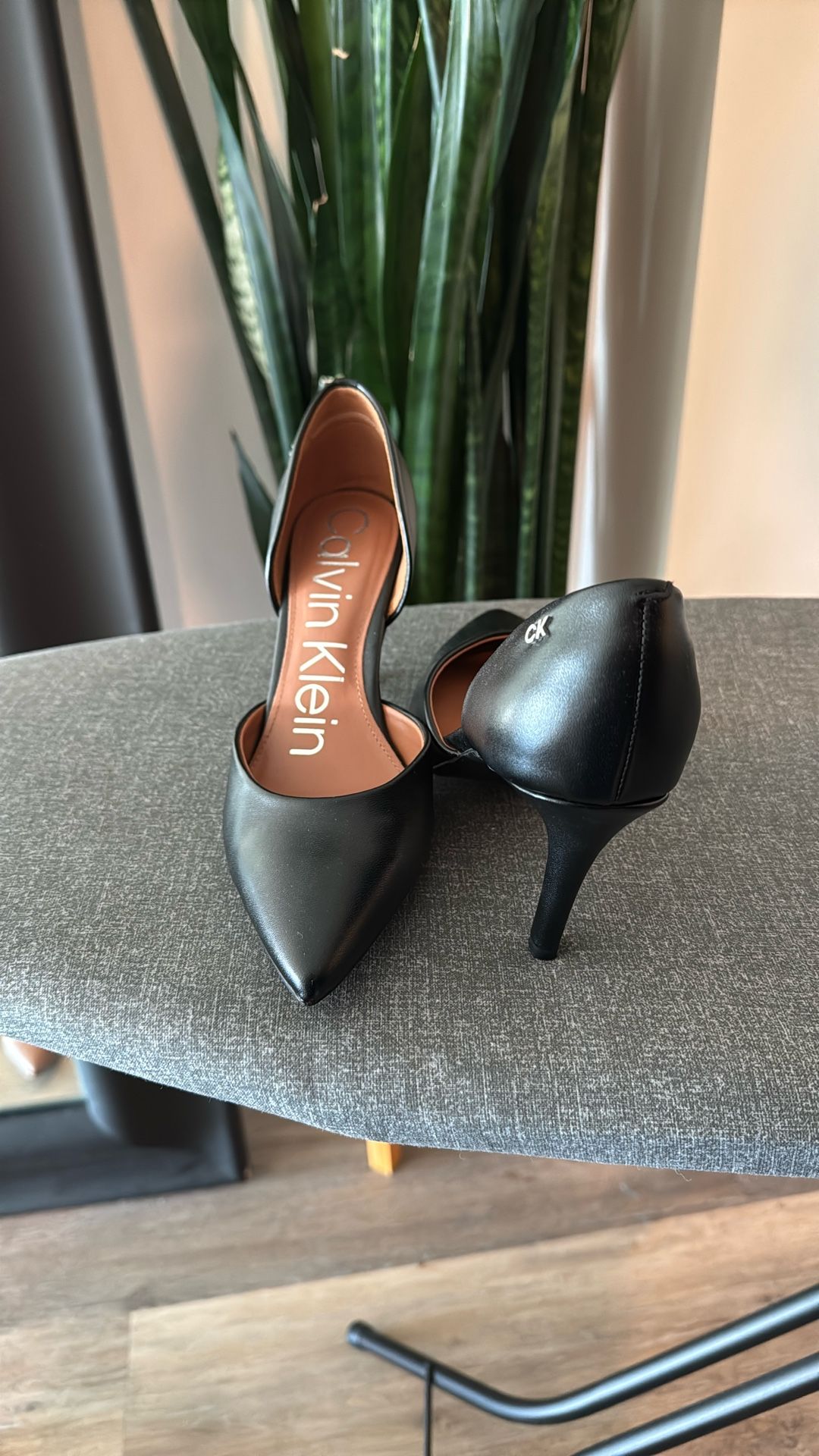 Calvin Klein Black Heels 