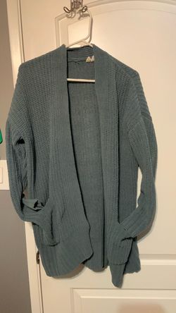 Teal cardigan Size S