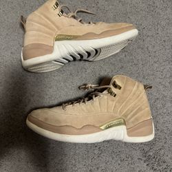VNDS TAN JORDAN 12 SIZE 9.5 IN MEN