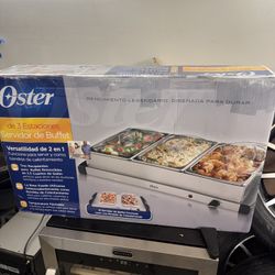 🍽️ Oster 3-Station Buffet Server – Brand New in Box