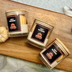 Pumpkin Halloween Candle Jar