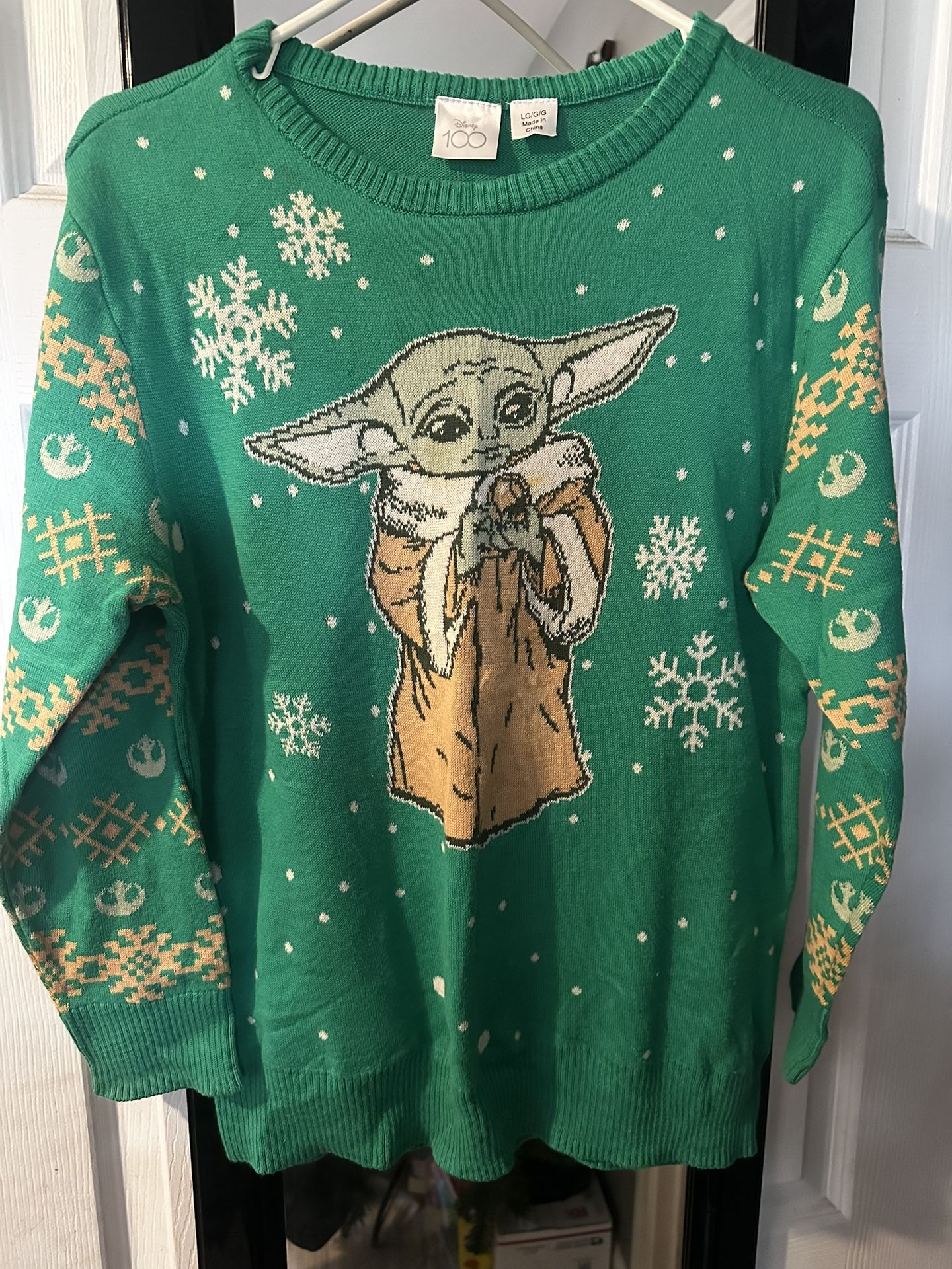 Christmas Baby Joda Sweater