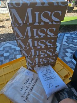 Miss to mrs Wedding boxs