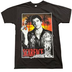 Scarface Shirt Playera Cara cortada