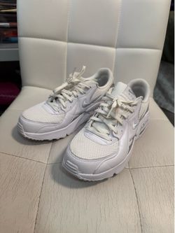 Nike Air Max Excee Low Top Mesh Cushioned Lace-Up Sneakers White/Gray CD5432-121