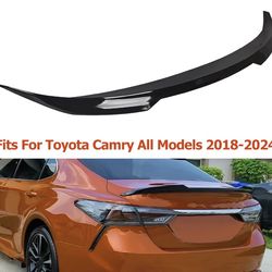 Rear Trunk spoiler For Toyota Camry SE XSE LE XLE 2018-2024 Gloss Black V Style