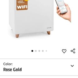 SereneLife WIFI Luxury Rectangle Towel Warmer - Spa & Bathroom Heater with Custom Fragrance, Auto Shut-Off, Fits 2 large Towels, Blankets, Bathrobes, 