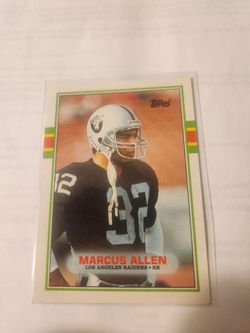 Marcus Allen 89 Topps Card