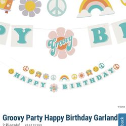 Groovy Birthday Party Decor 
