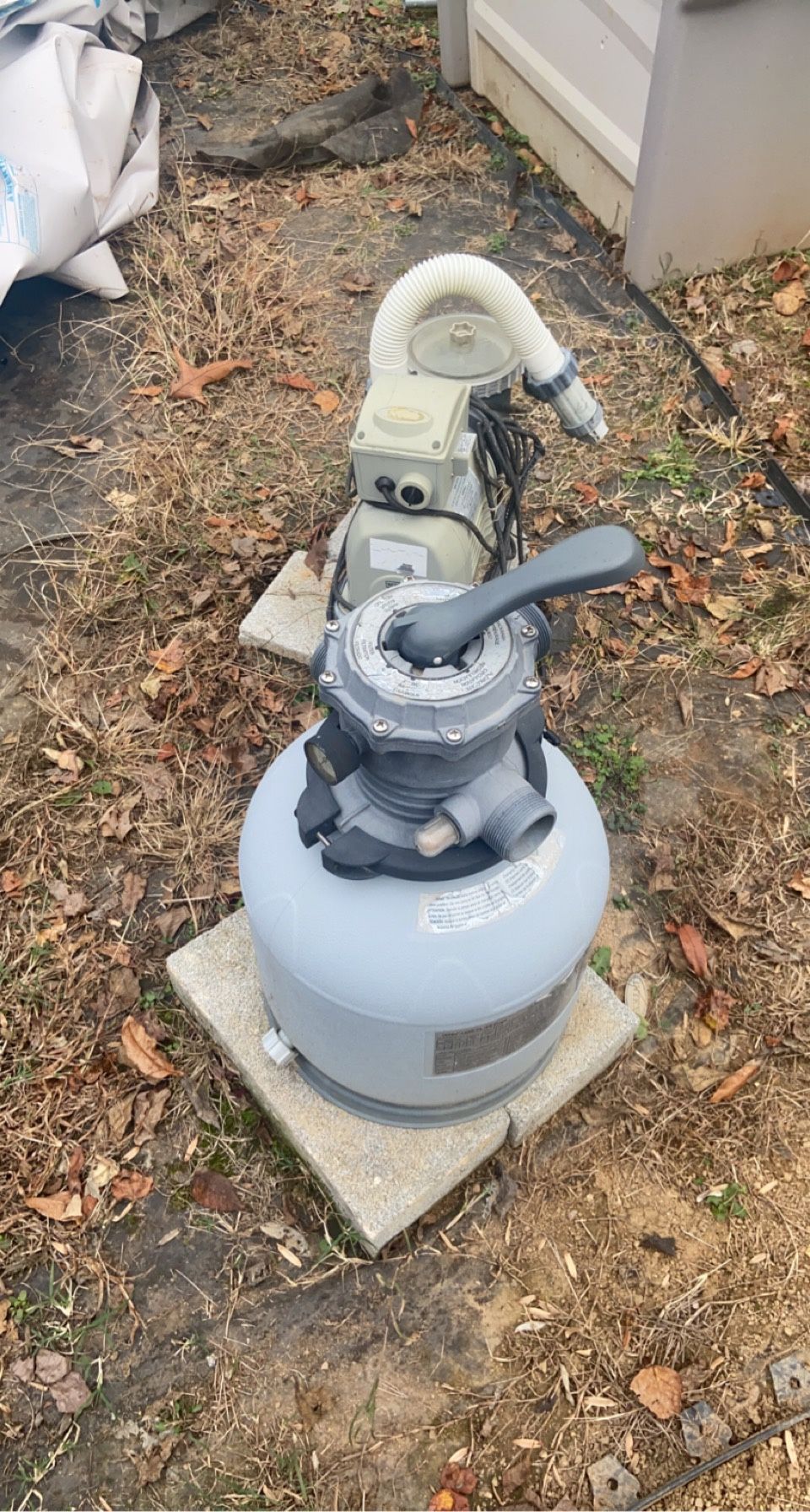 Pool Pump And Sand Filter
