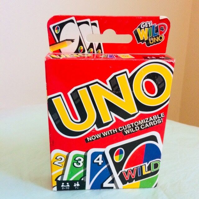 Mattel's Uno Card Game With Customizable Wild Cards