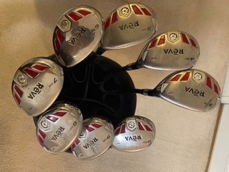 Hybrid golf  iron set with head covers, complete with driver, wedge, putter and bag