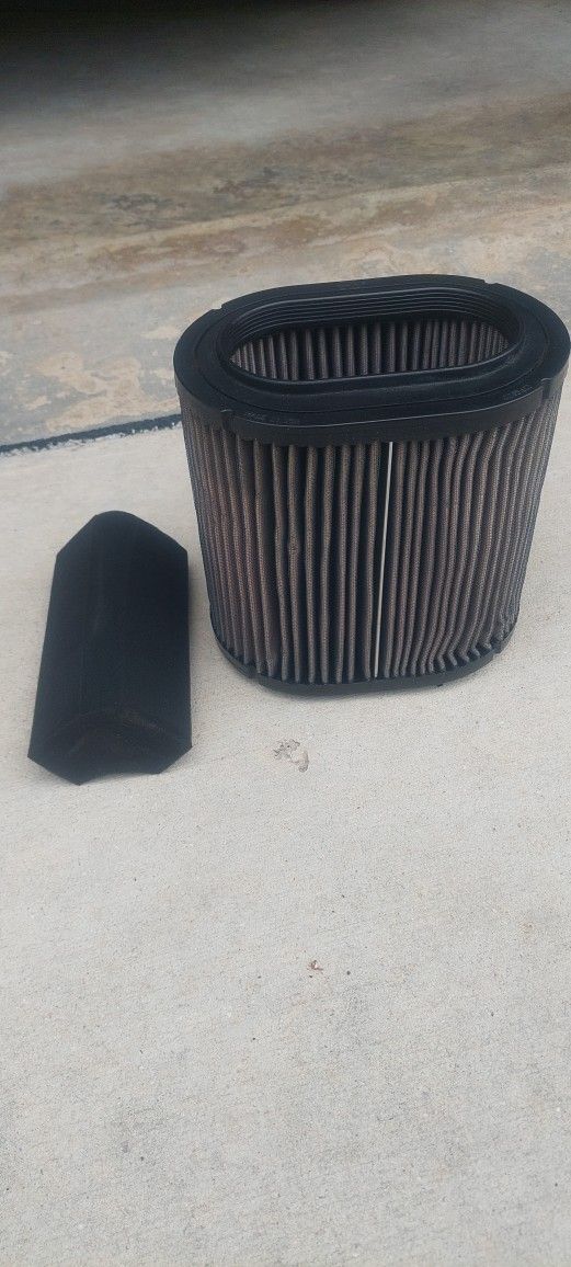 K&N Air Filter With Foam For 17-19 6.7L Powerstroke