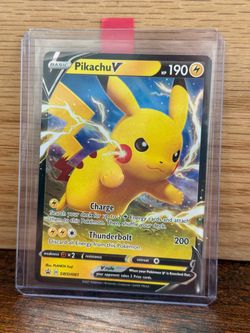 Pokémon Pikachu V Promo Card