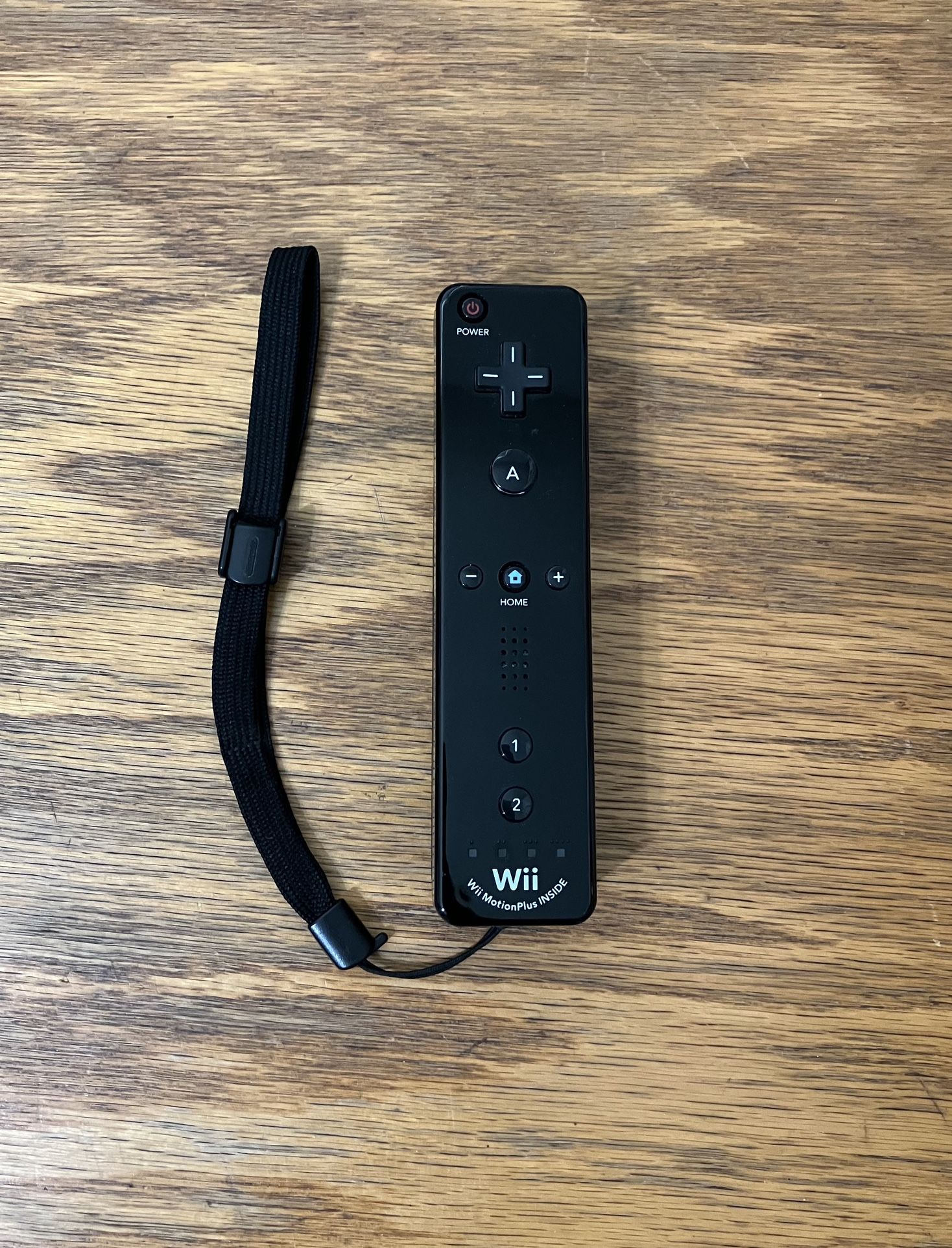 Nintendo Wii system controller wiimote control Genuine official original brand remote Black Motion Plus +