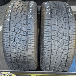 2 USED TIRES 265/50R20 Starfire Solarus w/80% Thread  Both Installed and Balanced $150 ($75 each) 
