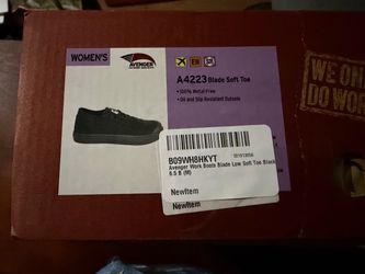 Avenger work Boot Blade Low Soft toe Black 6.5 B (M)
