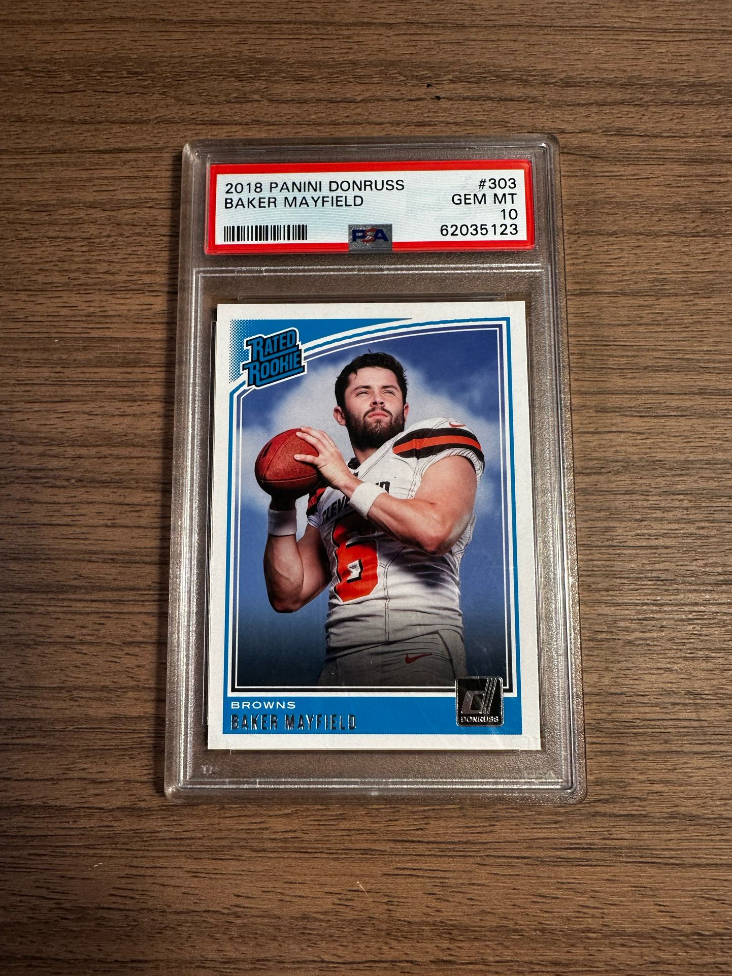 Baker Mayfield Rated Rookie PSA 10