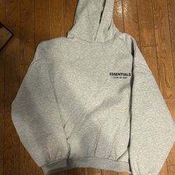 Fear of God Essentials Fleece Hoodie Light Heather Grey