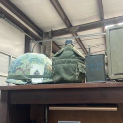 Vietnam War Helmet, Various Militaria Collectibles, WW2 And More!!