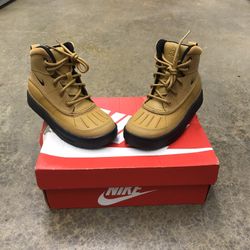 New Nike Woodside 2 High ACG Shoes in Wheat/Black Size 12c