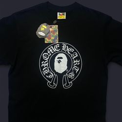 Chrome Hearts X BAPE black/white Baby Milo tee 