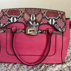 Vivid Tote/ crossbody purse.