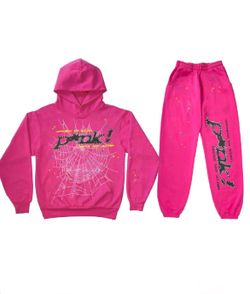 Pink Sp5der Set Size M