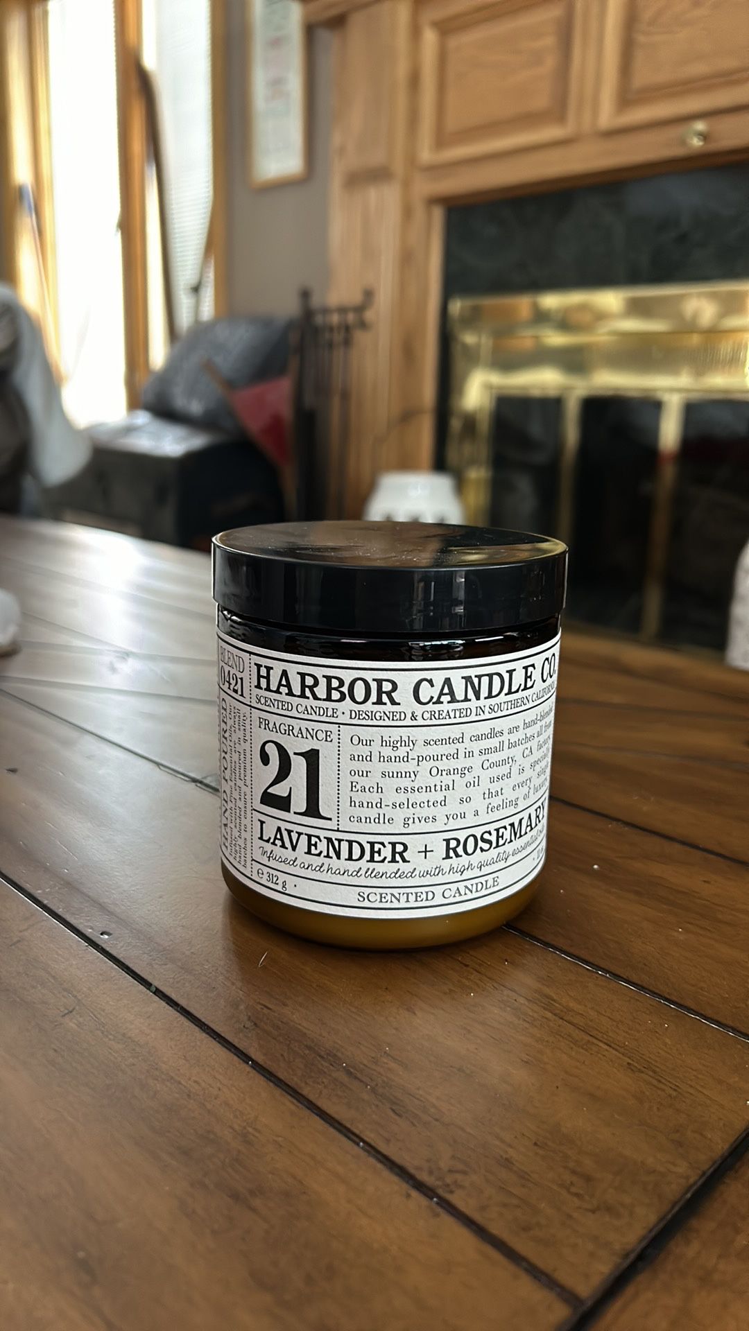 Harbour Candle Co Lavender and Rosemary Scented Candle
