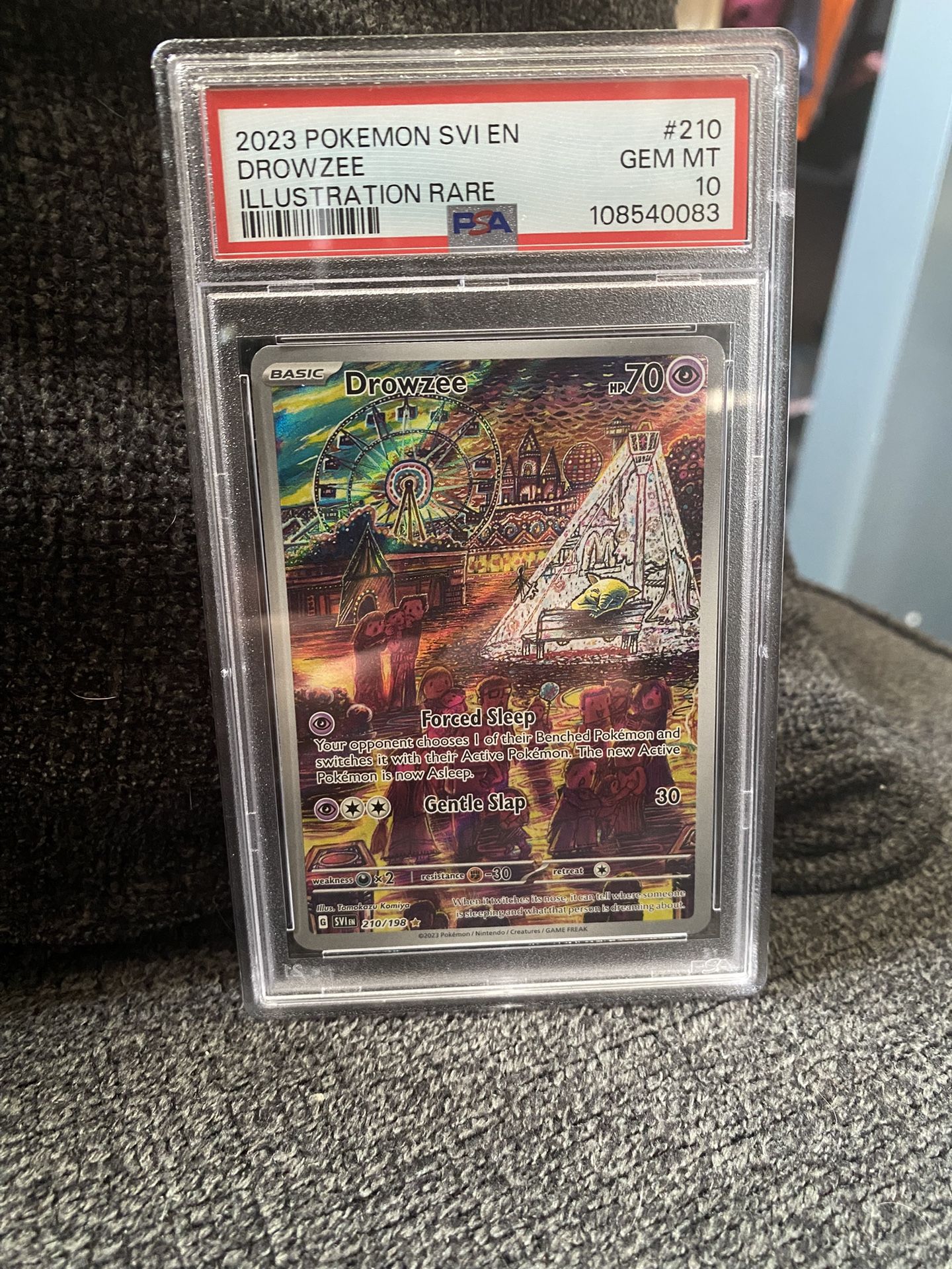 Drowzee 210/198 Sv01: Scarlet & Violet Base Set Holo PSA 10