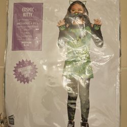 Cosmic Kitty Costume Cosplay Halloween Kids M 8-10 NEW