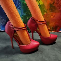 Bebe Red Heels