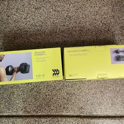 Two Adjustable Dumbbells - Never Opened