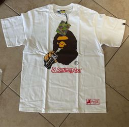 White Coke Bape Tee