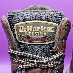 Durable Dr. Martens Industrial Steel Toe Boots – Size 9M/10W, Gently Used